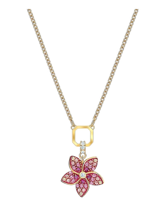 Swarovski Gema Halskette, Blumenanhänger