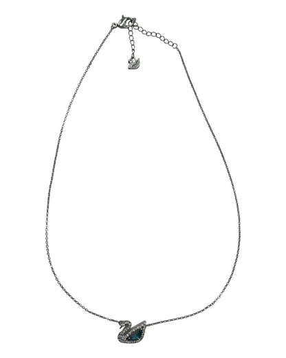 Swarovski Iconic Swan Halskette Hellblau