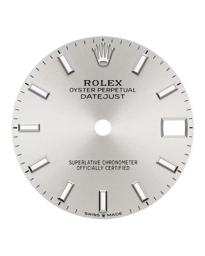 Rolex Datejust 41mm Silver Dial, flat bezel - U1 FACTORY - AUTOMATIK - Jubilee