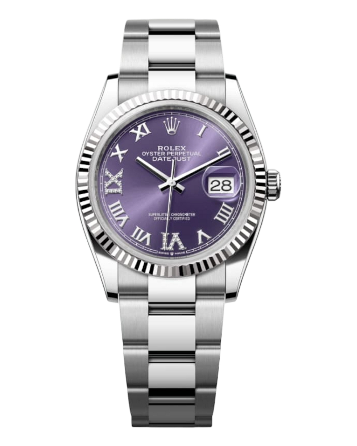 Rolex Datejust Purple Dial 36mm - Oyster - U1 FACTORY - AUTOMATIK