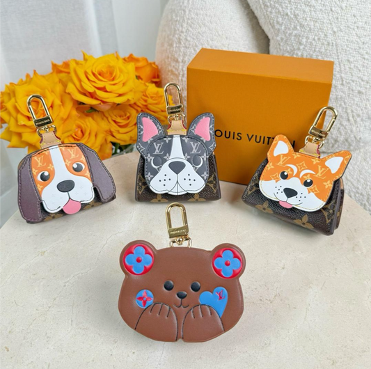 LOUIS VUITTON SCHLÜSSELANHÄNGER / KEYCHAIN SET - MIT BOX - HIGH END 1:1