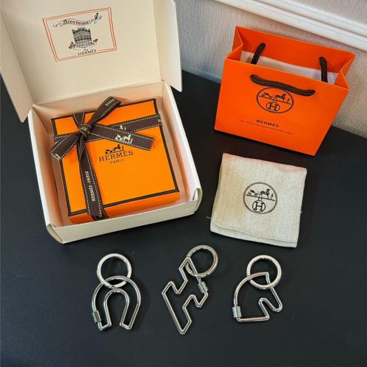 HERMÈS SCHLÜSSELANHÄNGER / KEYCHAIN SET - MIT BOX - HIGH END 1:1