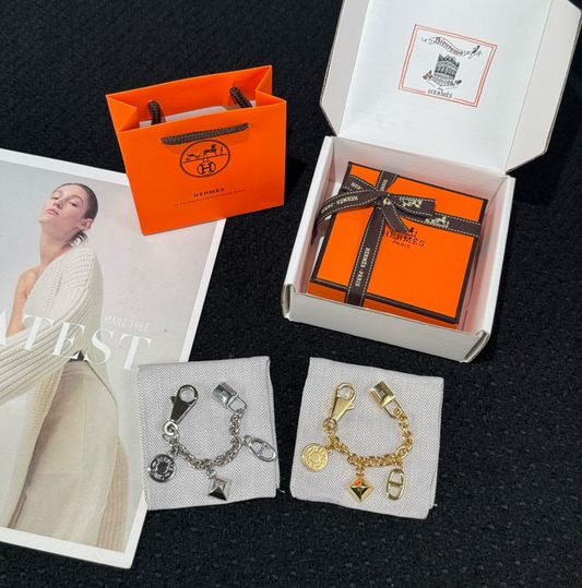 HERMÈS SCHLÜSSELANHÄNGER / KEYCHAIN SET - MIT BOX - HIGH END 1:1
