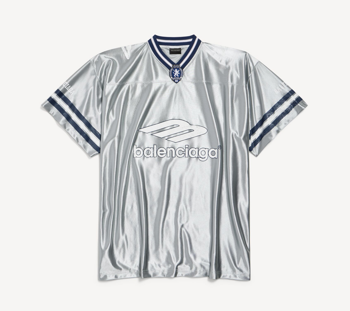 BALENCIAGA FOOTBALL V-NECK T-SHIRT - 1:1 HIGH END