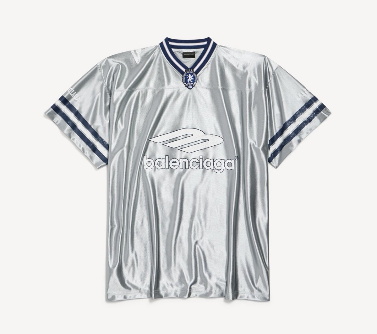 BALENCIAGA FOOTBALL V-NECK T-SHIRT - 1:1 HIGH END