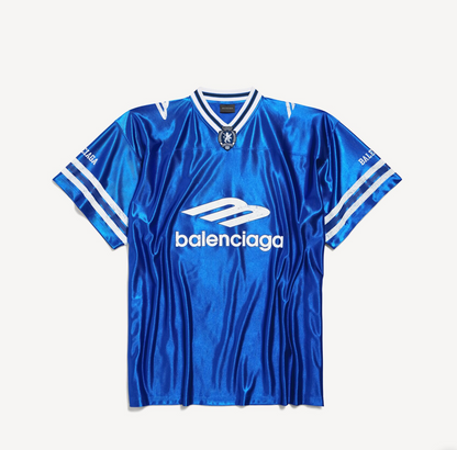 BALENCIAGA FOOTBALL V-NECK T-SHIRT - 1:1 HIGH END