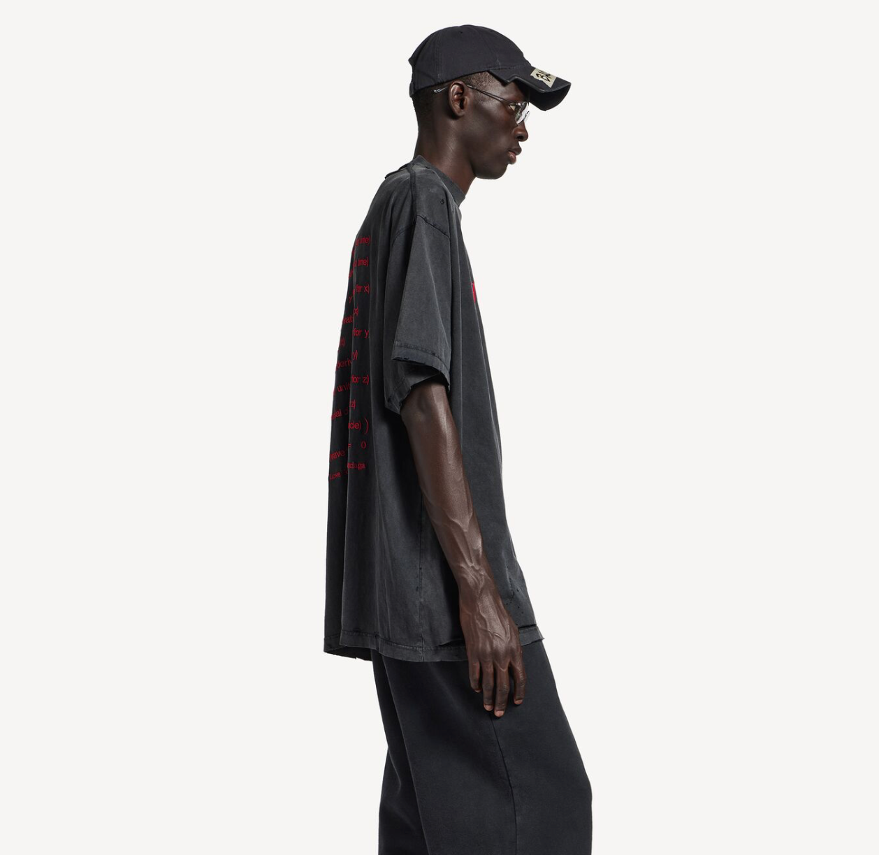 BALENCIAGA DIRAC EQUATION OVERSIZED T-SHIRT - 1:1 HIGH END