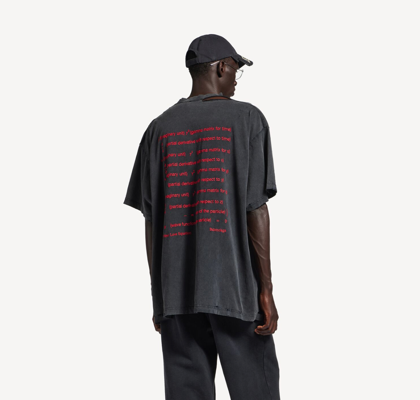 BALENCIAGA DIRAC EQUATION OVERSIZED T-SHIRT - 1:1 HIGH END