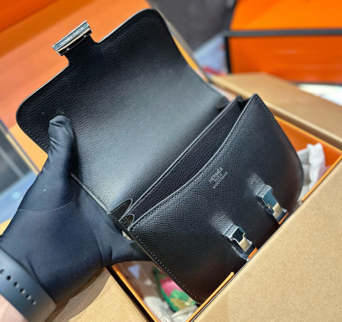 HERMÈS CONSTANCE 18 TASCHE GOLD SILVER - 1:1 HIGH END