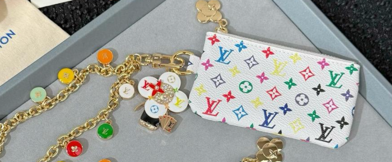 LOUIS VUITTON SCHLÜSSELANHÄNGER / KEYCHAIN SET - MIT BOX - HIGH END 1:1