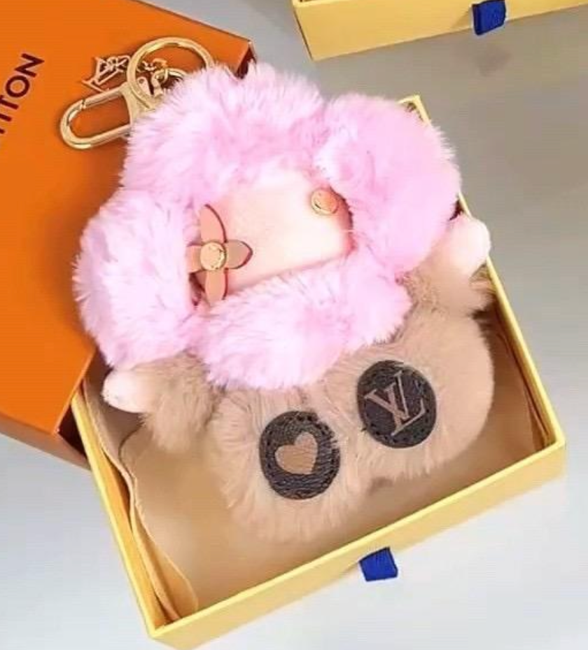 LOUIS VUITTON SCHLÜSSELANHÄNGER / KEYCHAIN SET - MIT BOX - HIGH END 1:1