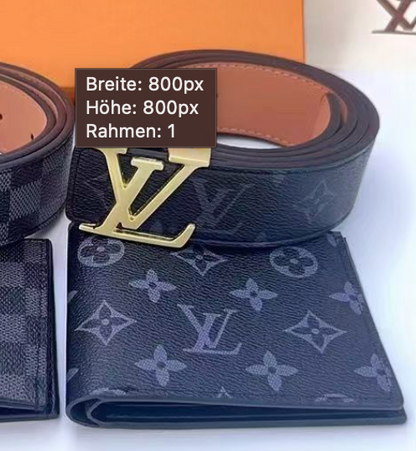GÜRTEL & WALLET SETS - VERSCHIEDENE MARKEN - OVP MIT BOX