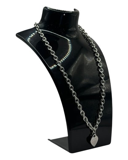 Tiffany & Co. Statement-Halskette mit Herz-Anhänger aus 925 Sterling-Silber