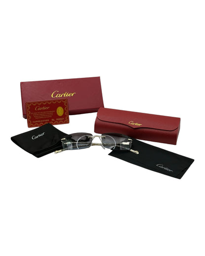 Cartier Sonnenbrille in Gold Verlaufstönung C6