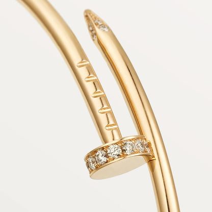 CARTIER NAGEL ARMBAND MIT DIAMANTEN - GOLD - UNISEX - JUSTE UN CLOU - FULLSET
