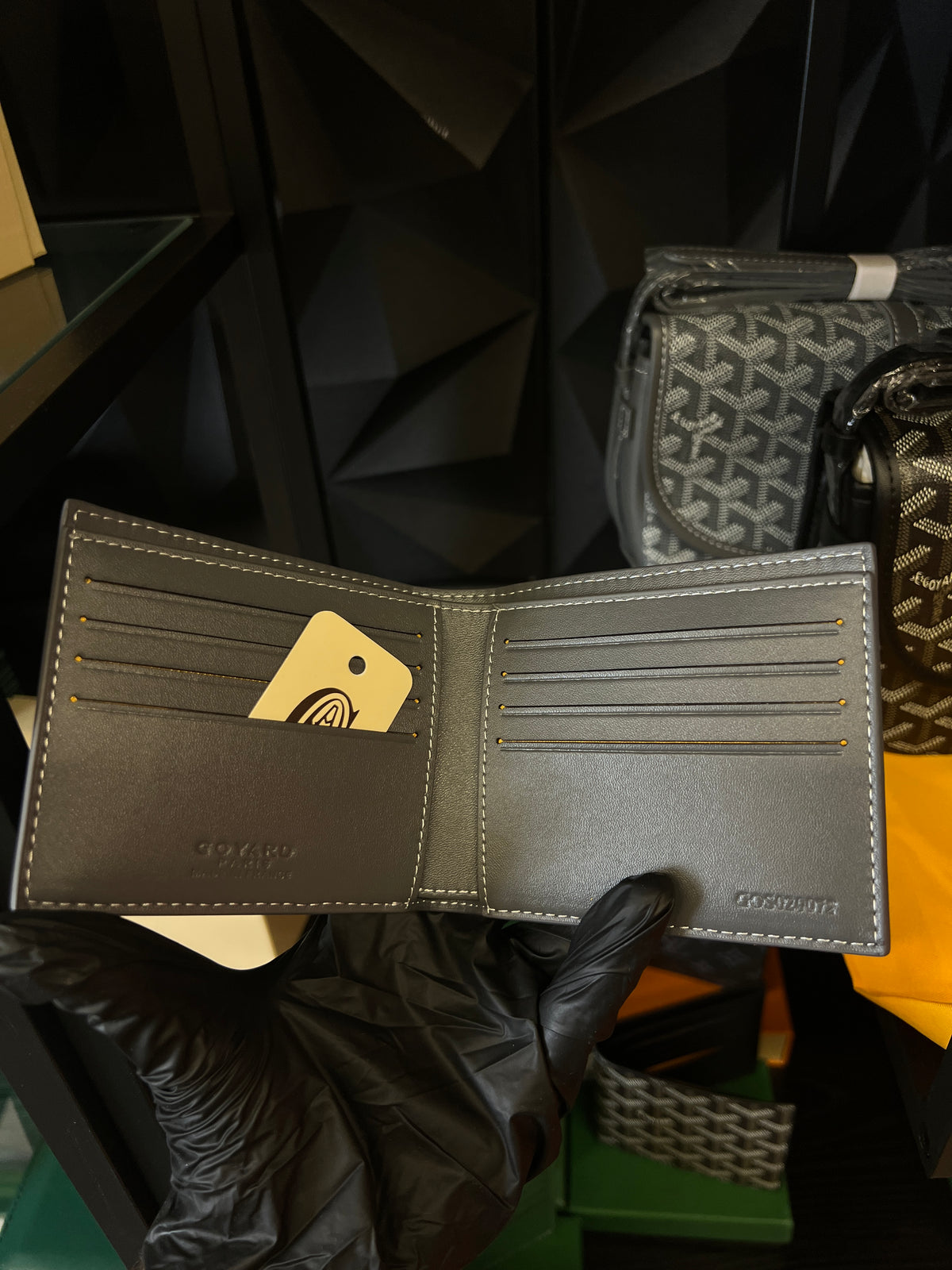 GOYARD PORTMONEE - GRAU - PU-LEDER - SUPER CLONE - MIT BOX