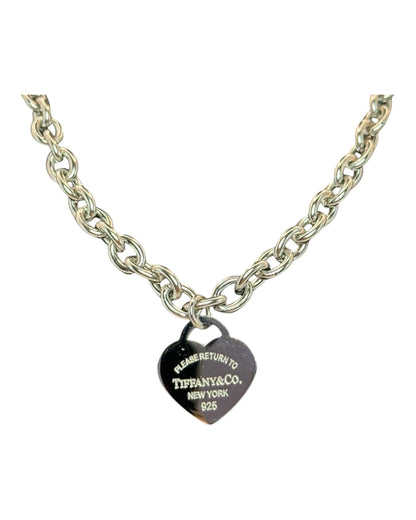 Tiffany & Co. Statement-Halskette mit Herz-Anhänger aus 925 Sterling-Silber