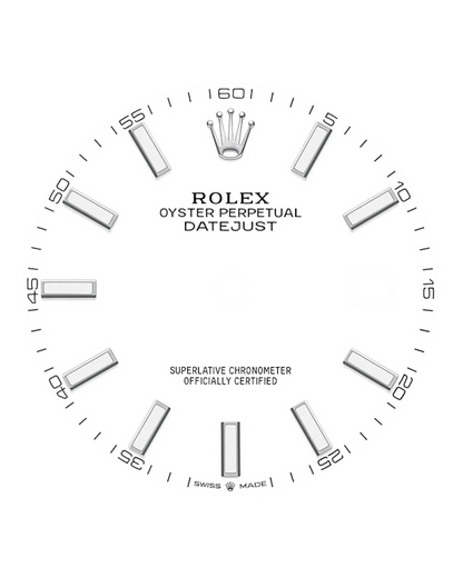Rolex Datejust 41mm White Dial Oyster - U1 FACTORY - AUTOMATIK