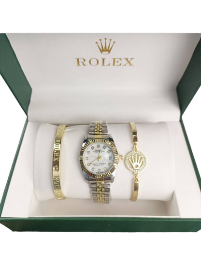 ROLEX SET | WATCH + 2 STRAPES + BOX | UNISEX