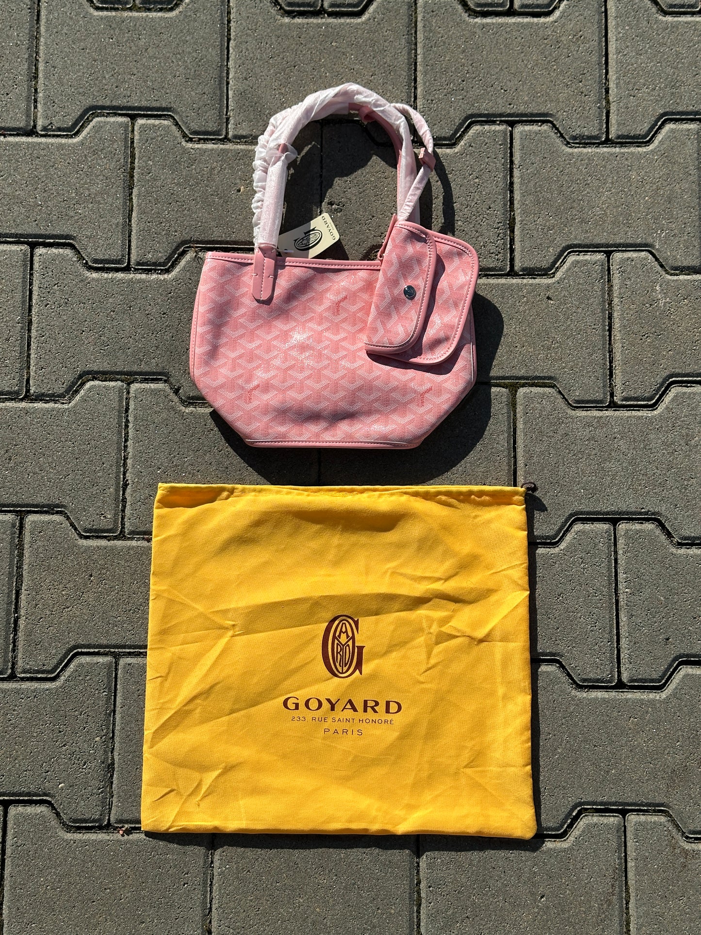 Goyard Saint Louis PM Tasche in Rosa mit Pochette | 1:1 Replica