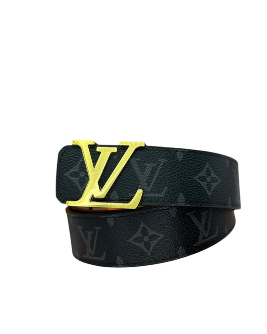 LOUIS VUITTON GÜRTEL - LV MONOGRAMM - GOLD - FULLSET - HIGH END QUALITY