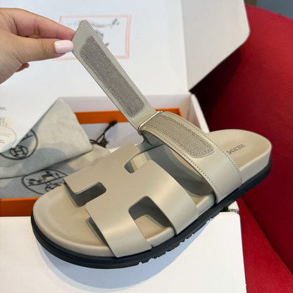 HERMES CHYPRE ECHT-LEDER RÖMERSANDALEN - SUPER CLONE | BEIGE