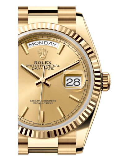 Rolex Day-Date Champagne Dial 36mm Yellow Gold President - U1 FACTORY - AUTOMATIK