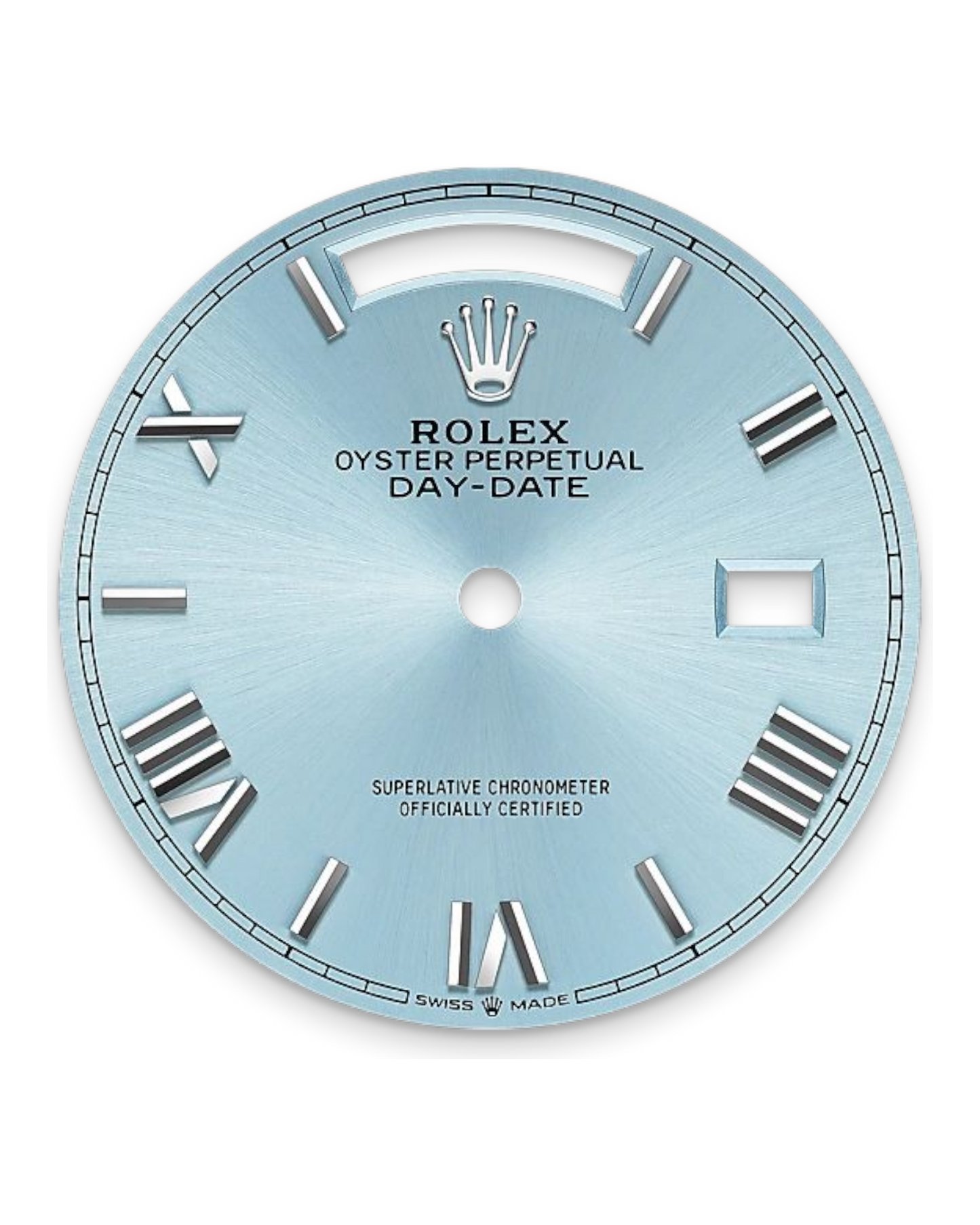 Rolex Day-Date Light Blue Dial with Roman Numerals, 40mm White Gold President - U1 FACTORY - AUTOMATIK