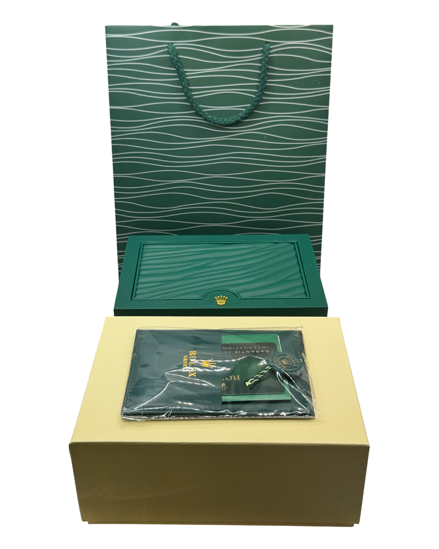 ROLEX BOX / FULLSET MIT PAPIERE UND ZUBEHÖR & TÜTE