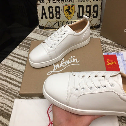 CHRISTIAN LOUBOUTIN - SUPER CLONE - original factory 1:1 - white leather