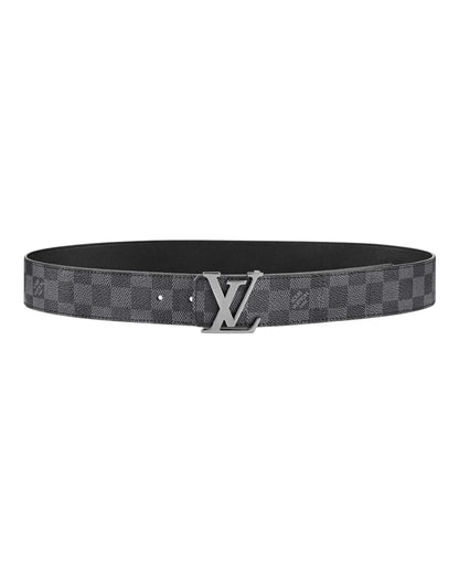 LOUIS VUITTON GÜRTEL - LV DAMIER - SILBER - FULLSET - HIGH END QUALITY