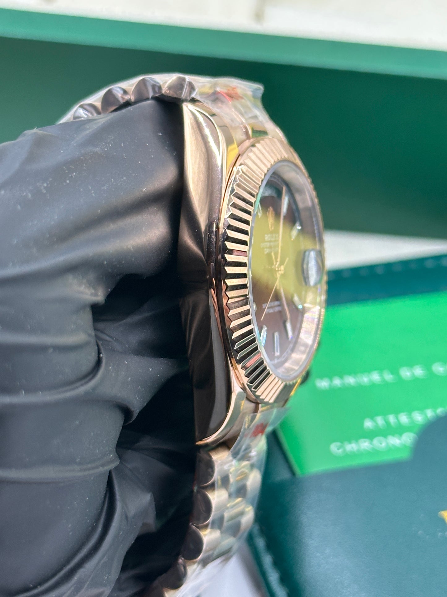 Rolex Day-Date Brown Dial, 40mm Rose Gold President - U1 FACTORY - AUTOMATIK