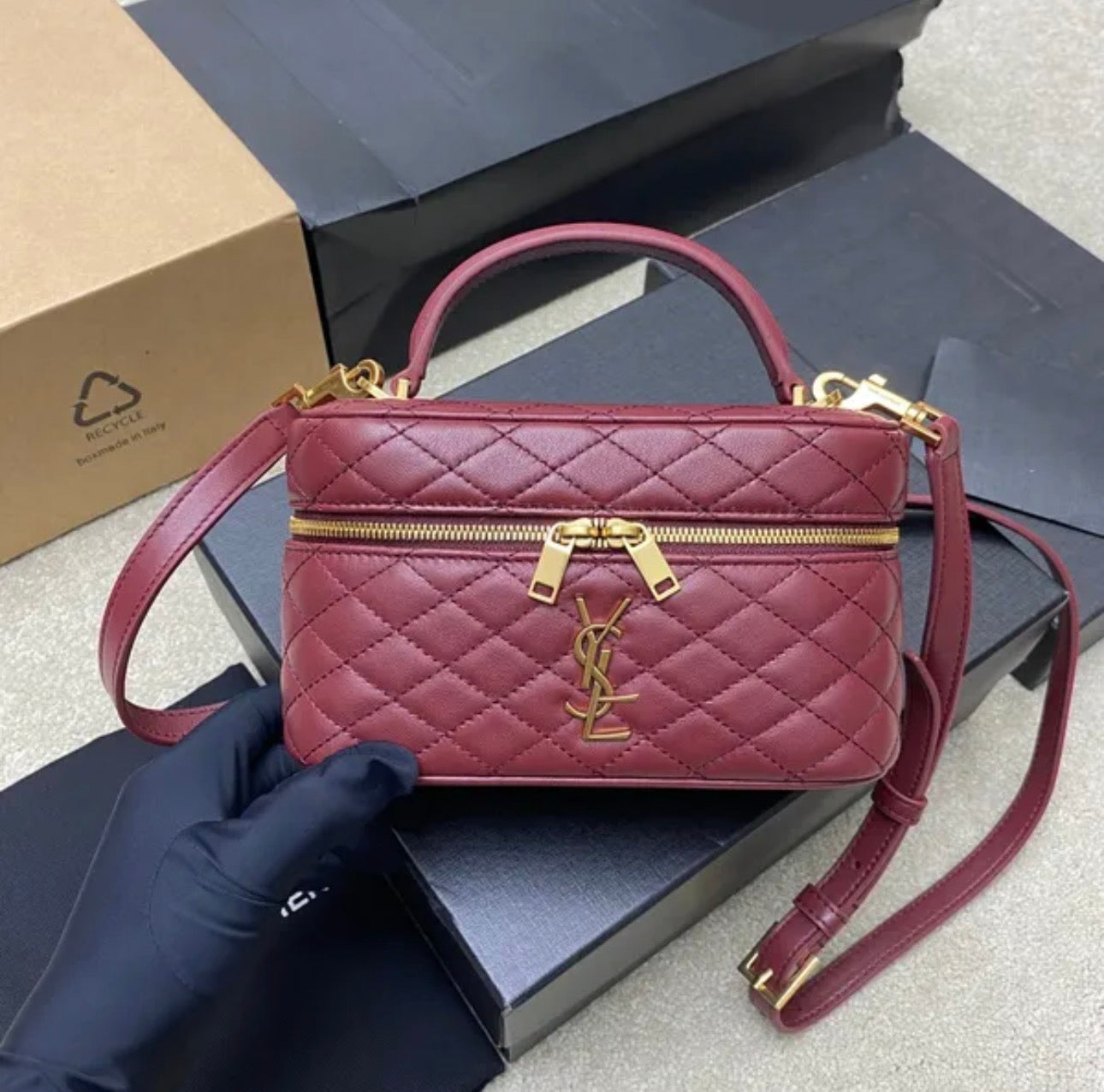 SAINT LAURENT GABY VANITY BAG – Vanity Crossbody Bag – mit Box – 1:1 HIGH END