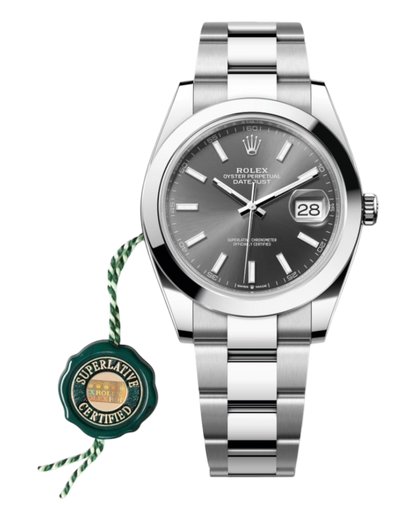 Rolex Datejust 41mm Grey Dial Oyster - U1 FACTORY - AUTOMATIK
