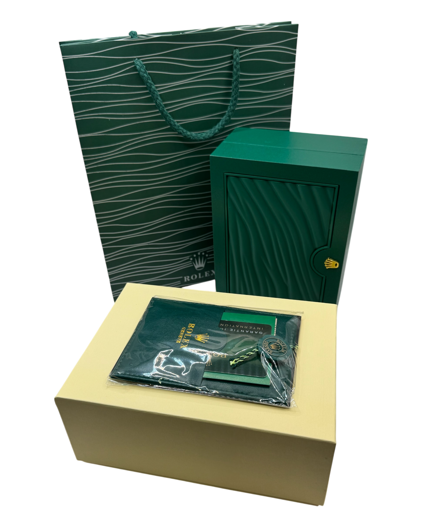 ROLEX BOX / FULLSET MIT PAPIERE UND ZUBEHÖR & TÜTE
