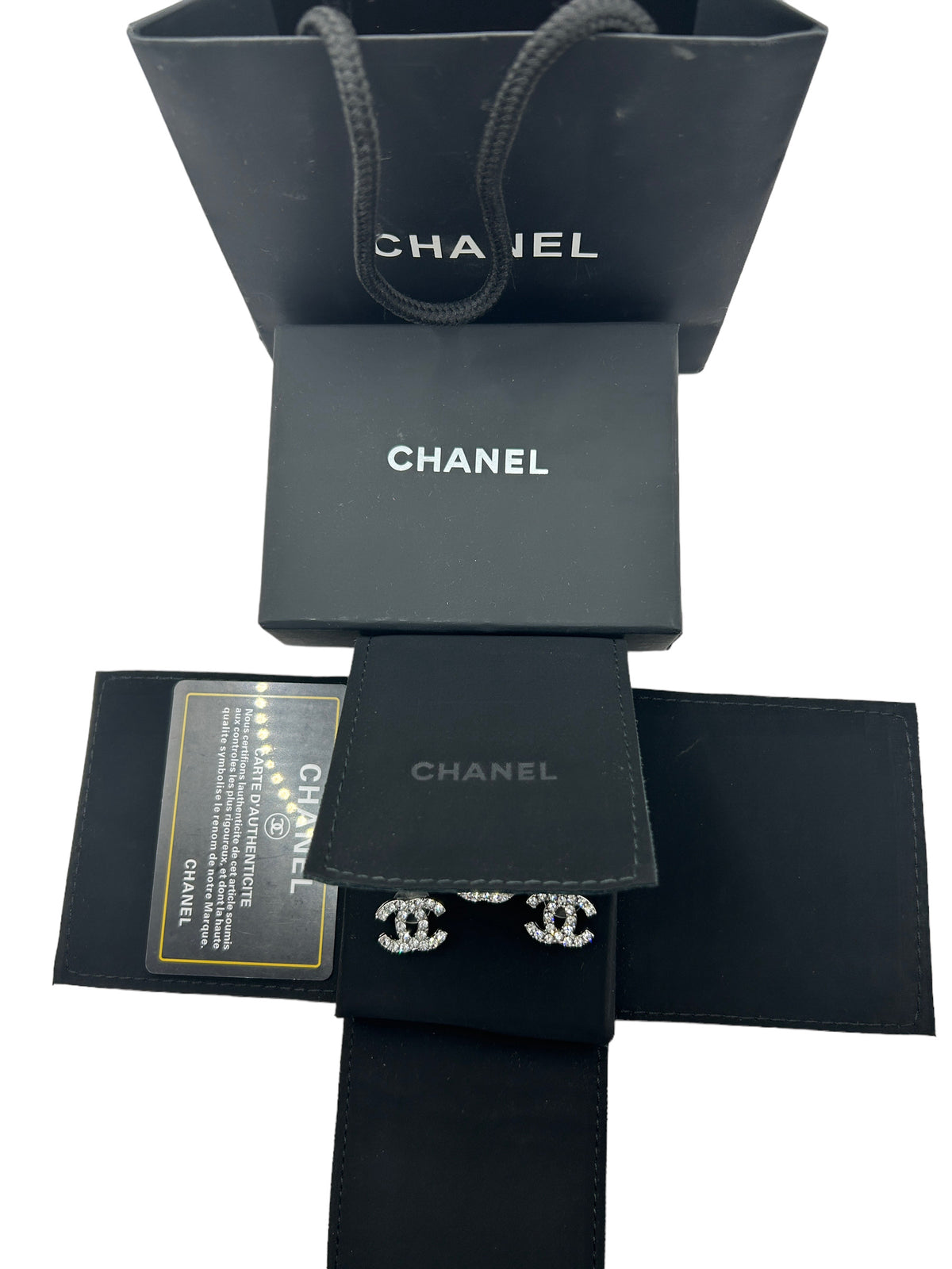 CHANEL SET - EARRINGS + NECKLACE - FULLSET