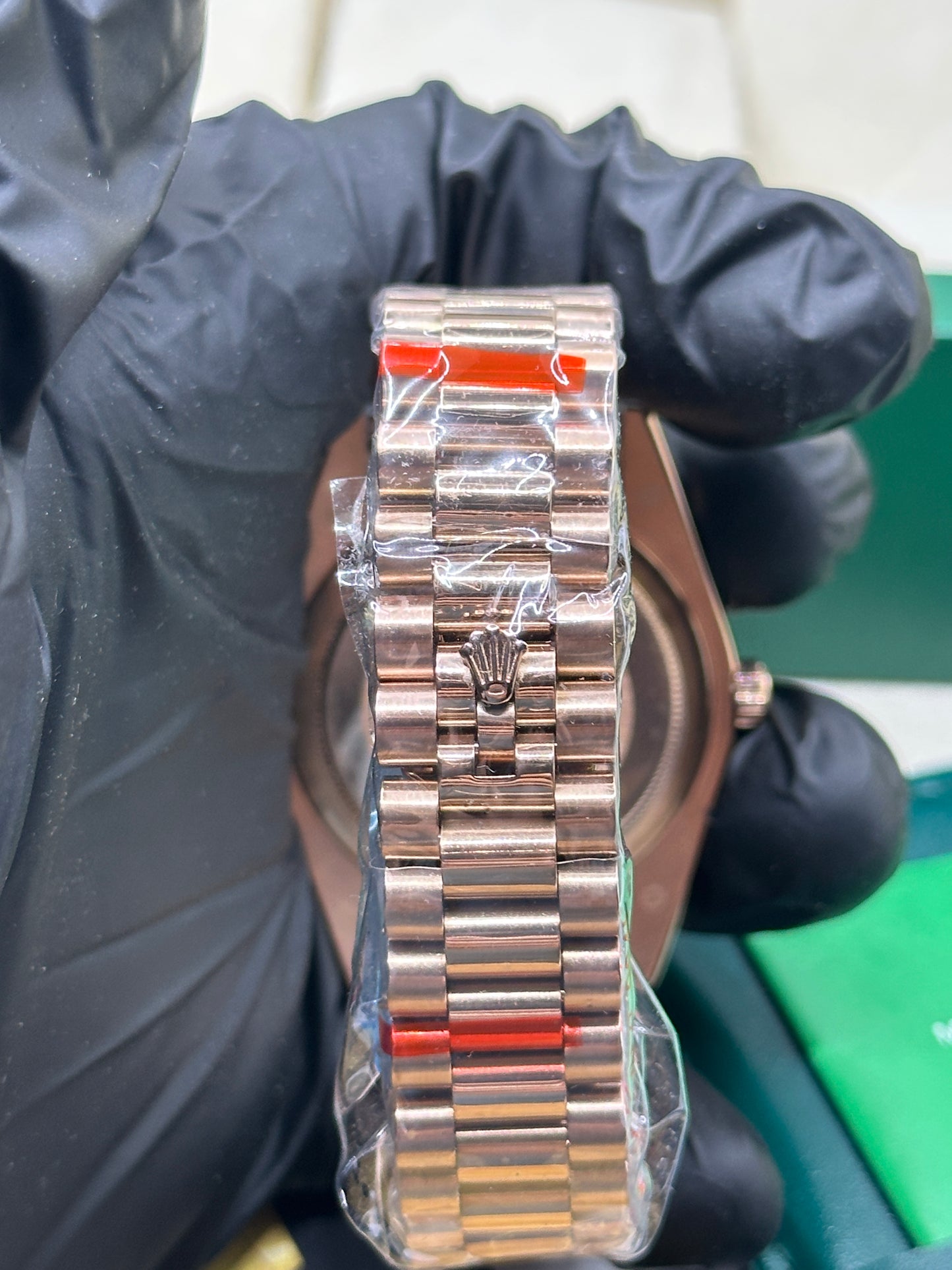 Rolex Day-Date Brown Dial, 40mm Rose Gold President - U1 FACTORY - AUTOMATIK