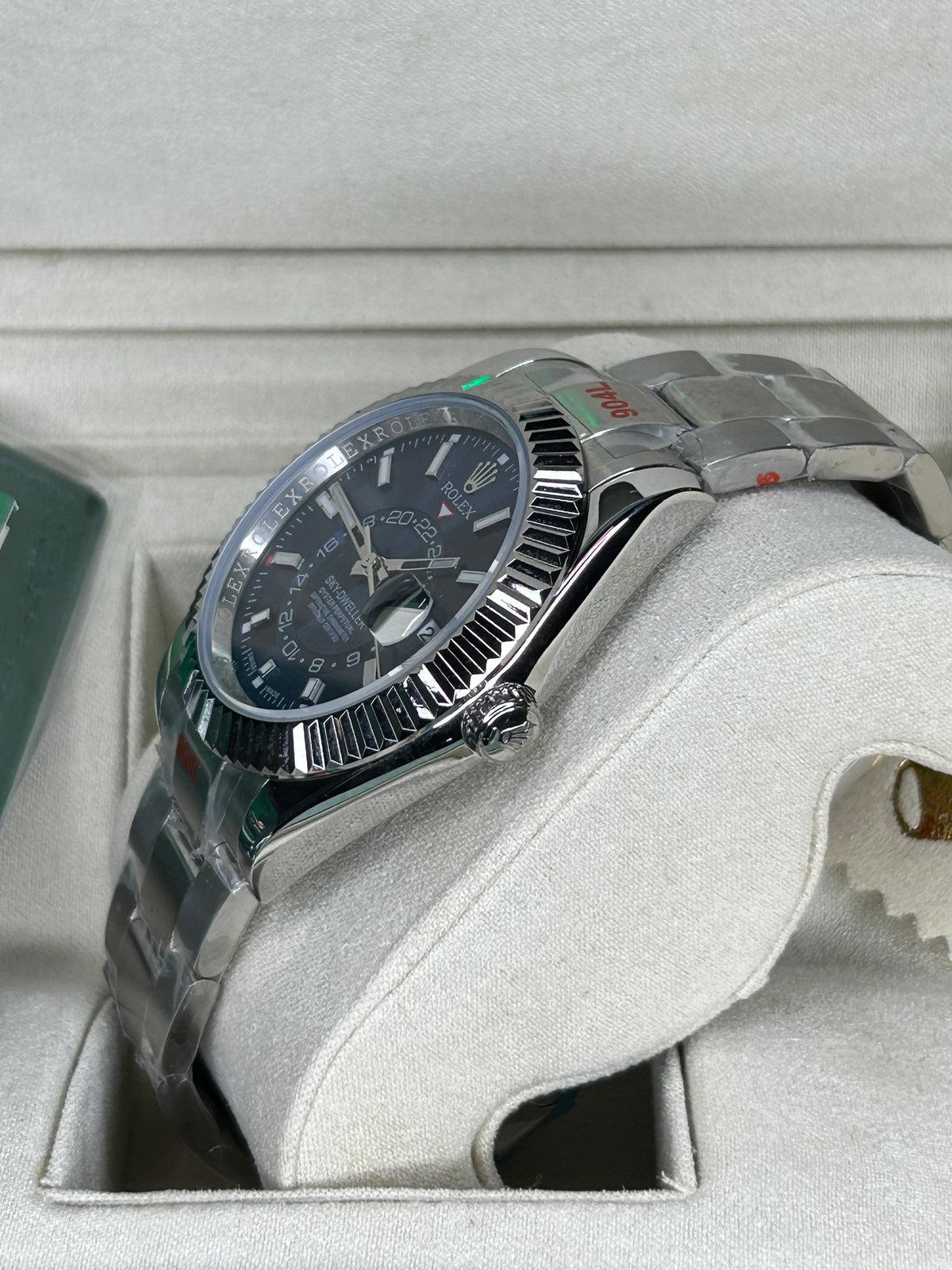 ROLEX SKY-DWELLER - BLUE DIAL - STEEL/SILVER