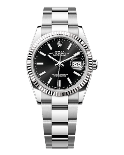 Rolex Datejust 36mm Black Dial U1 FACTORY - AUTOMATIK