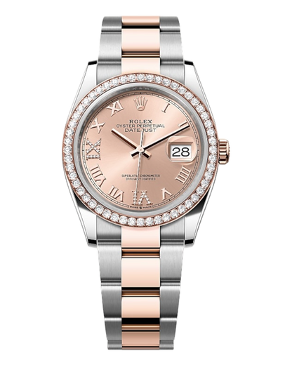 Rolex Datejust Rosé with Diamonds Dial 36mm - Oyster - U1 FACTORY - AUTOMATIK