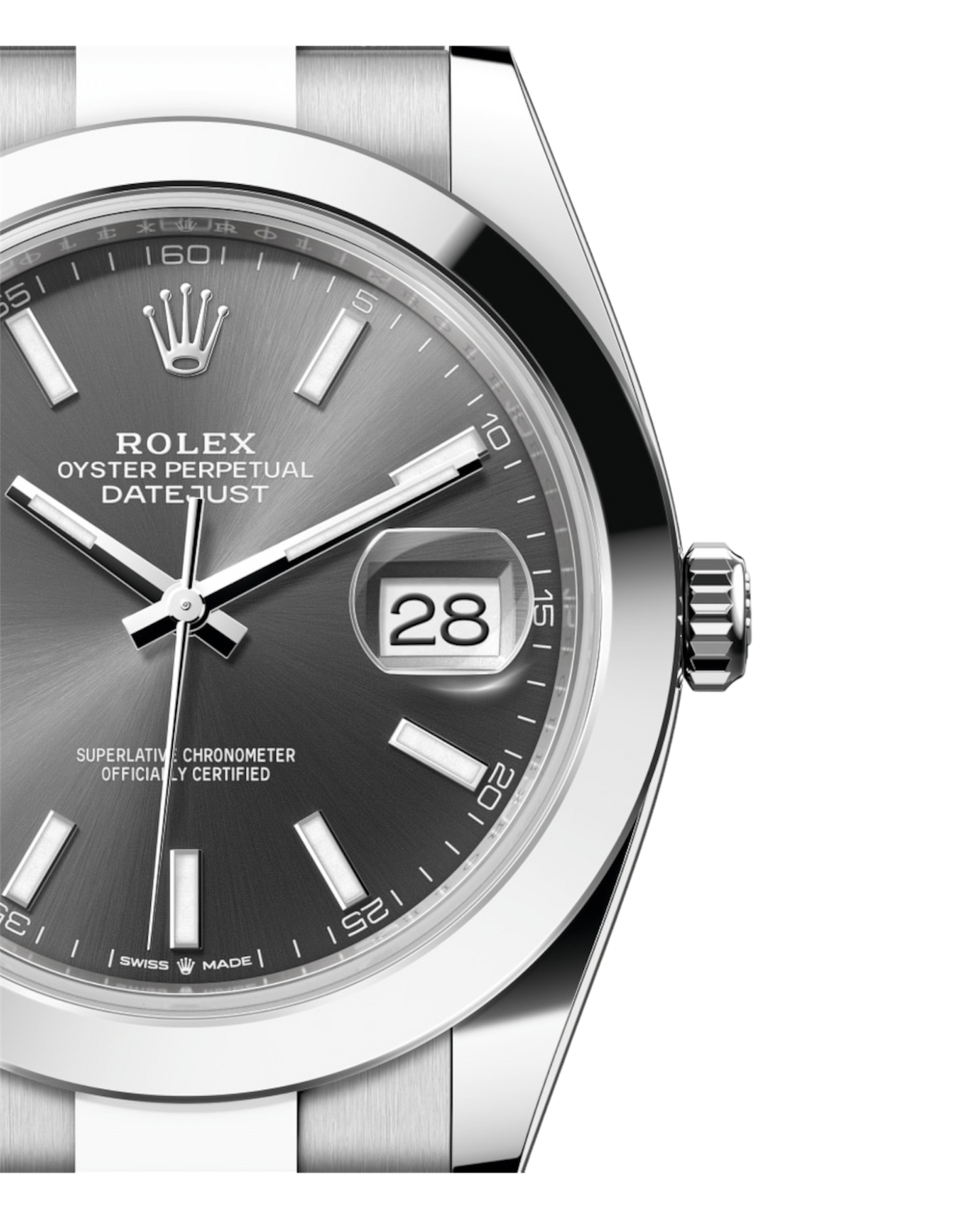 Rolex Datejust 41mm Grey Dial Oyster - U1 FACTORY - AUTOMATIK