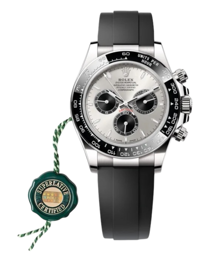 Rolex Cosmograph Daytona 40mm – Oysterflex with Silver Panda Dial - U1 Factory - Automatik