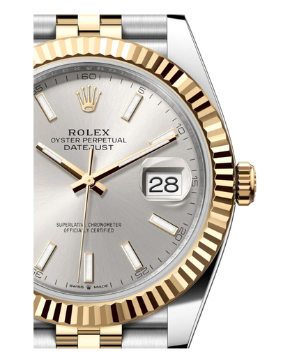 Rolex Datejust Silver Dial, Bicolor 36mm Jubilee - U1 FACTORY - AUTOMATIK