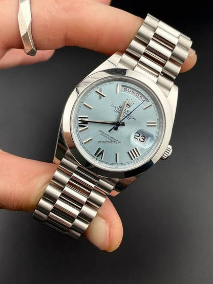 Rolex Day-Date 40mm President Heaven Blue Dial - SUPER CLONE , CLEAN FACTORY , FULLSET