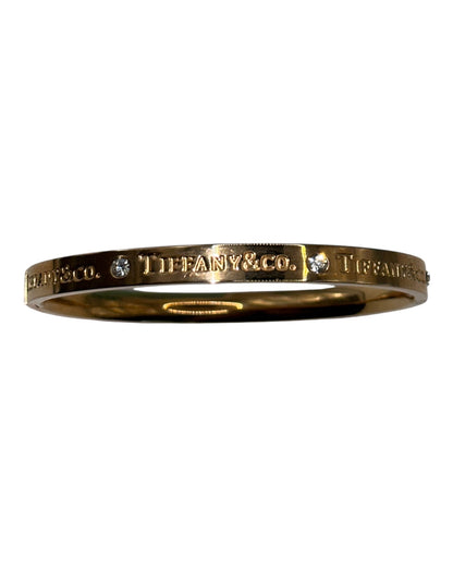 Tiffany & Co. Klassisches Armband mit Logogravur in Roségold