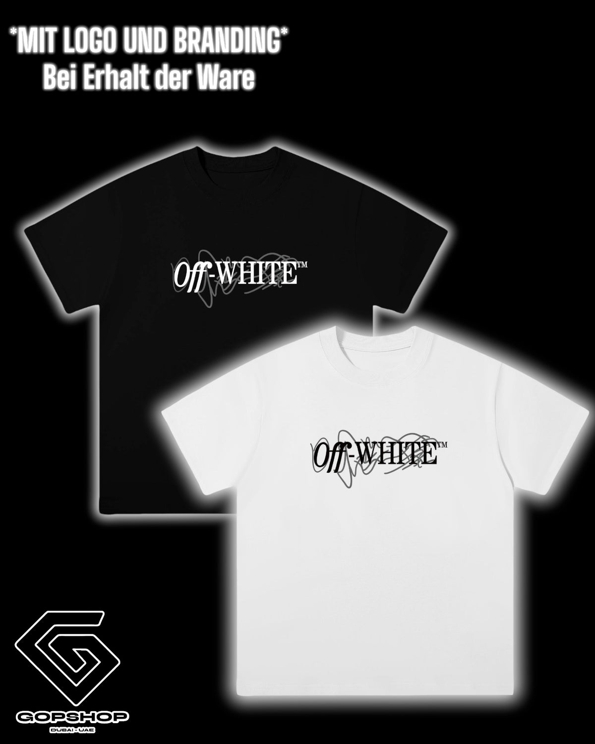 OFF-WHITE T-SHIRT HIGH END - THICK FABRIC (DROPSHIPPING PRODUCT)