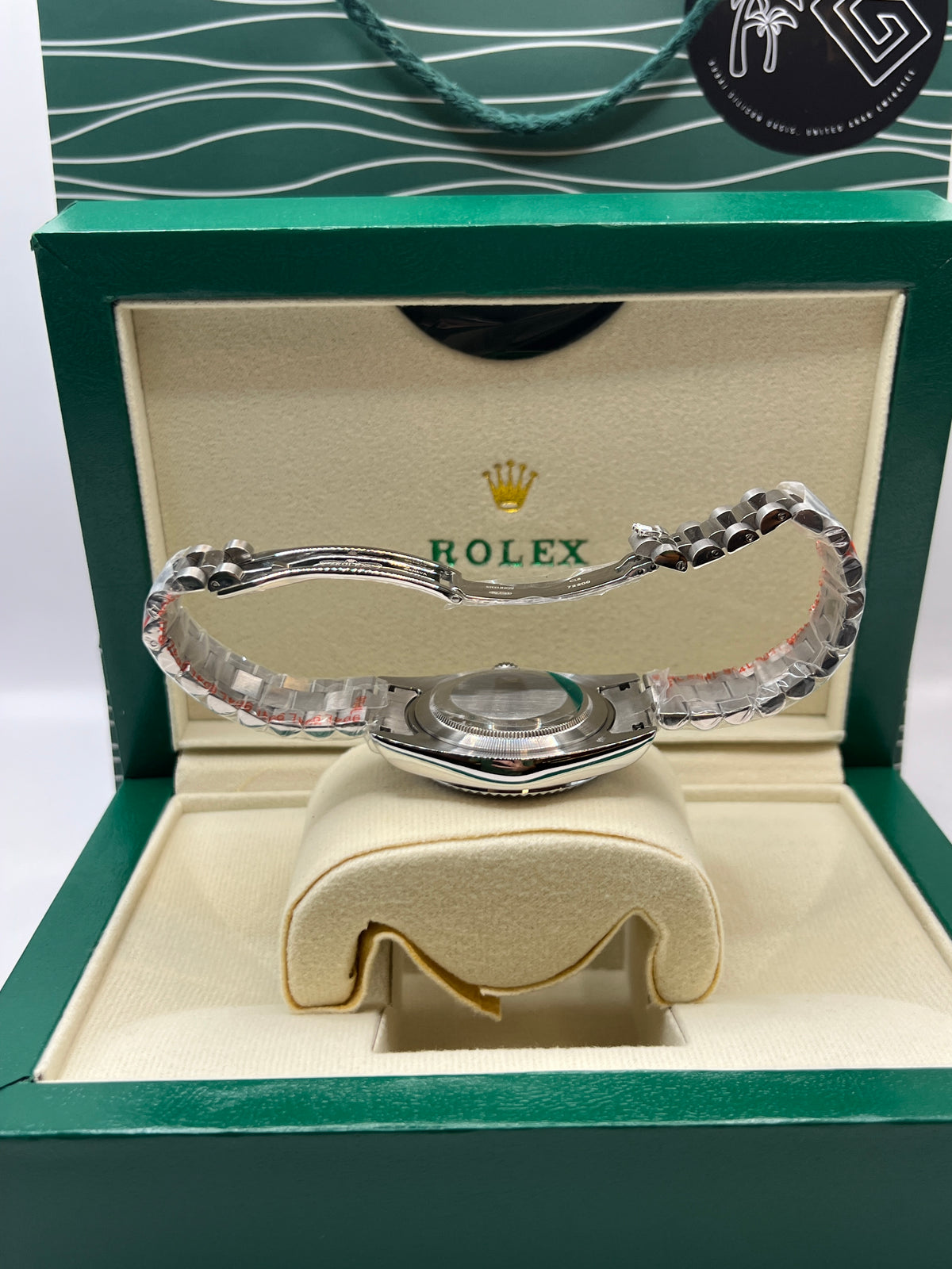 Rolex DAY-DATE WINE🍷, 40 mm, Or blanc - U1 FACTORY - AUTOMATIQUE