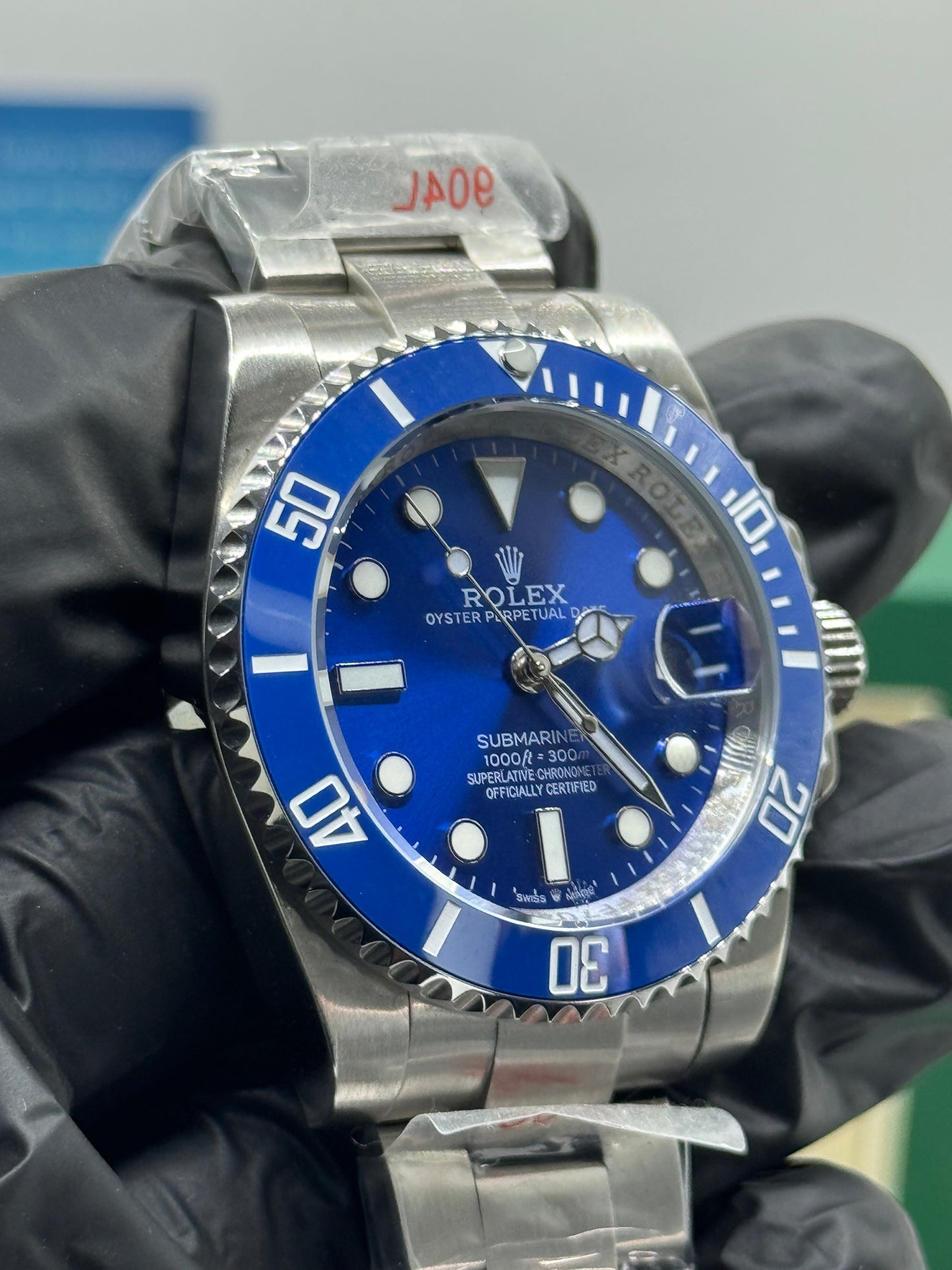 ROLEX SUBMARINER - BLAU - OYSTER - 41MM U1 FACTORY - AUTOMATIK
