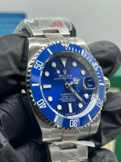 ROLEX SUBMARINER - BLAU - OYSTER - 41MM U1 FACTORY - AUTOMATIK