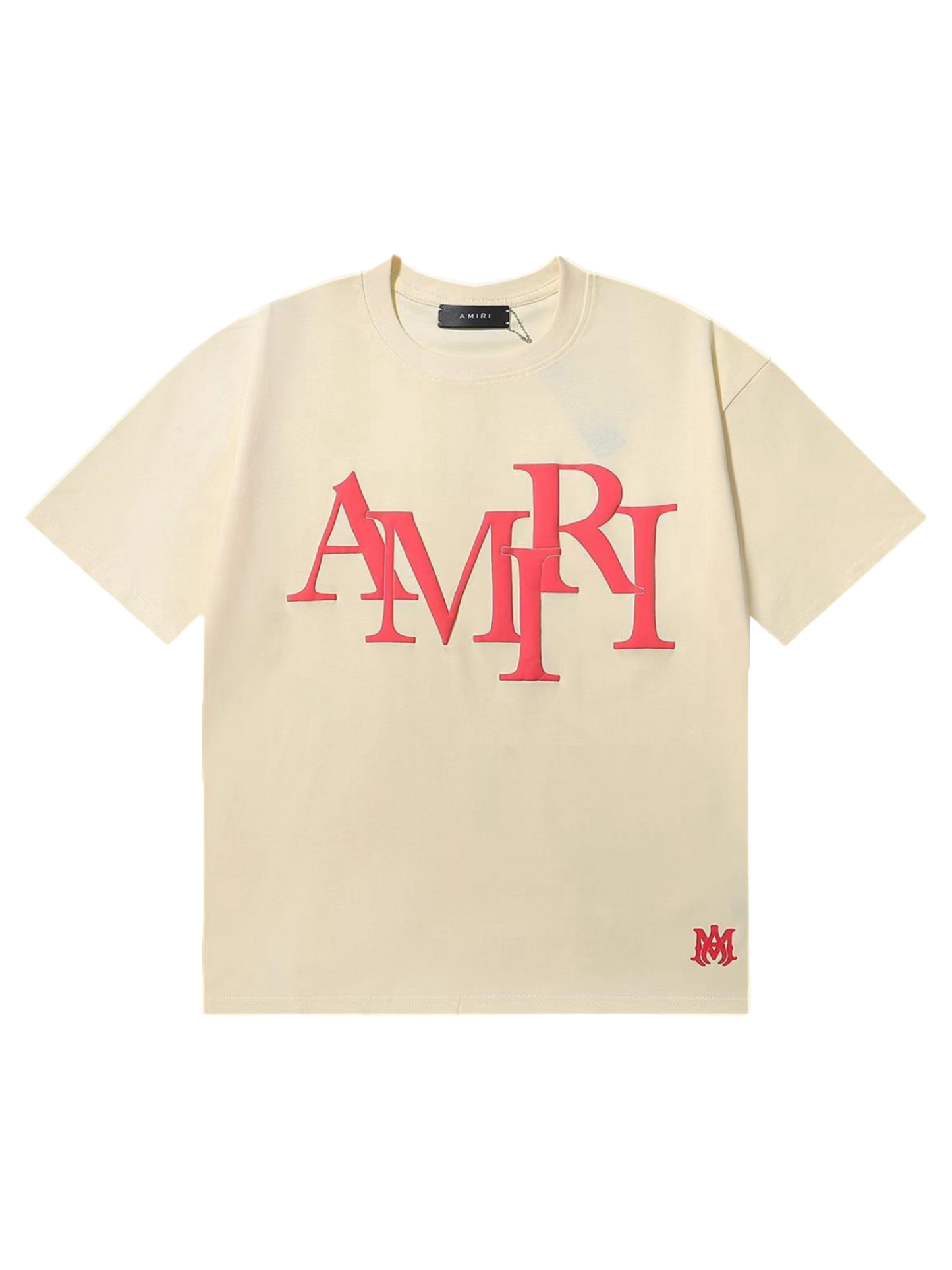 AMIRI T-SHIRT WEIß / SCHWARZ / BEIGE / GRÜN SUPER CLONE  - DICKER PREMIUM STOFF ( DROPSHIPPING PRODUKT )